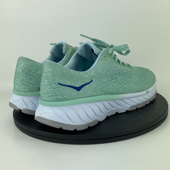 Hoka One One Cavu 2 Green Athletic Running Shoes 1099724 LSBL Women's Size 9.5 - Picture 5 of 13